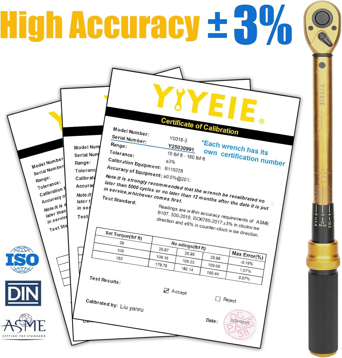 YIYEIE™ Professional Precision Master Torque Set